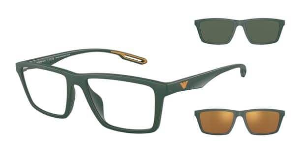 Emporio Armani EA4189U w/Clip-On Green Eyeglasses | Includes FREE