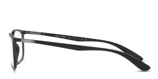 Ray-Ban RB 1971 クリア/ブラックメガネ Ray-Ban RX7208 Black Eyeglasses | Includes FREE Rx Lenses