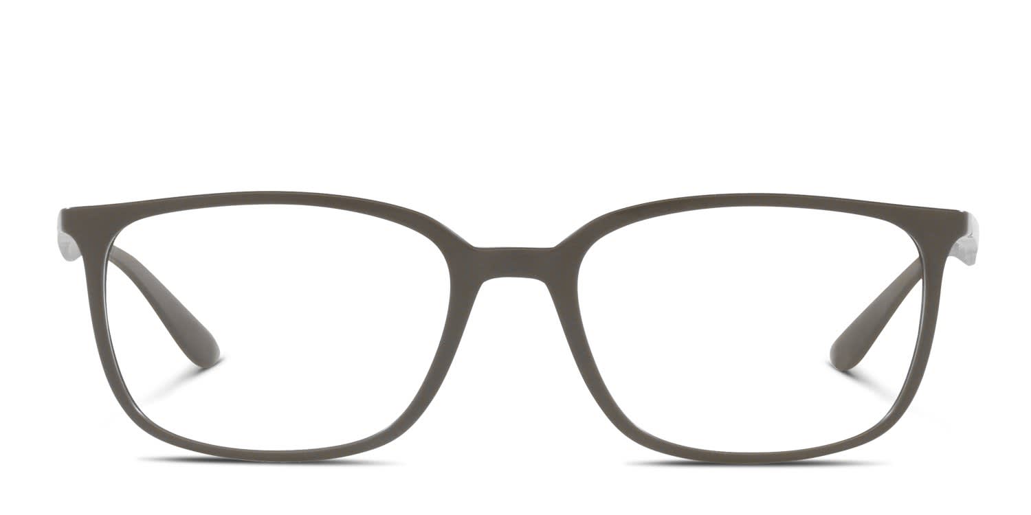 Ray-Ban RX7208 Brown glasses - Brown - Frontal View