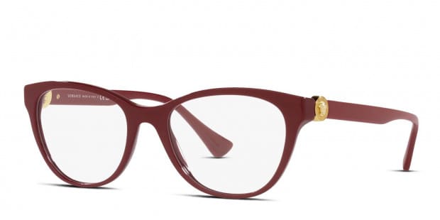 Versace red eyeglasses discount