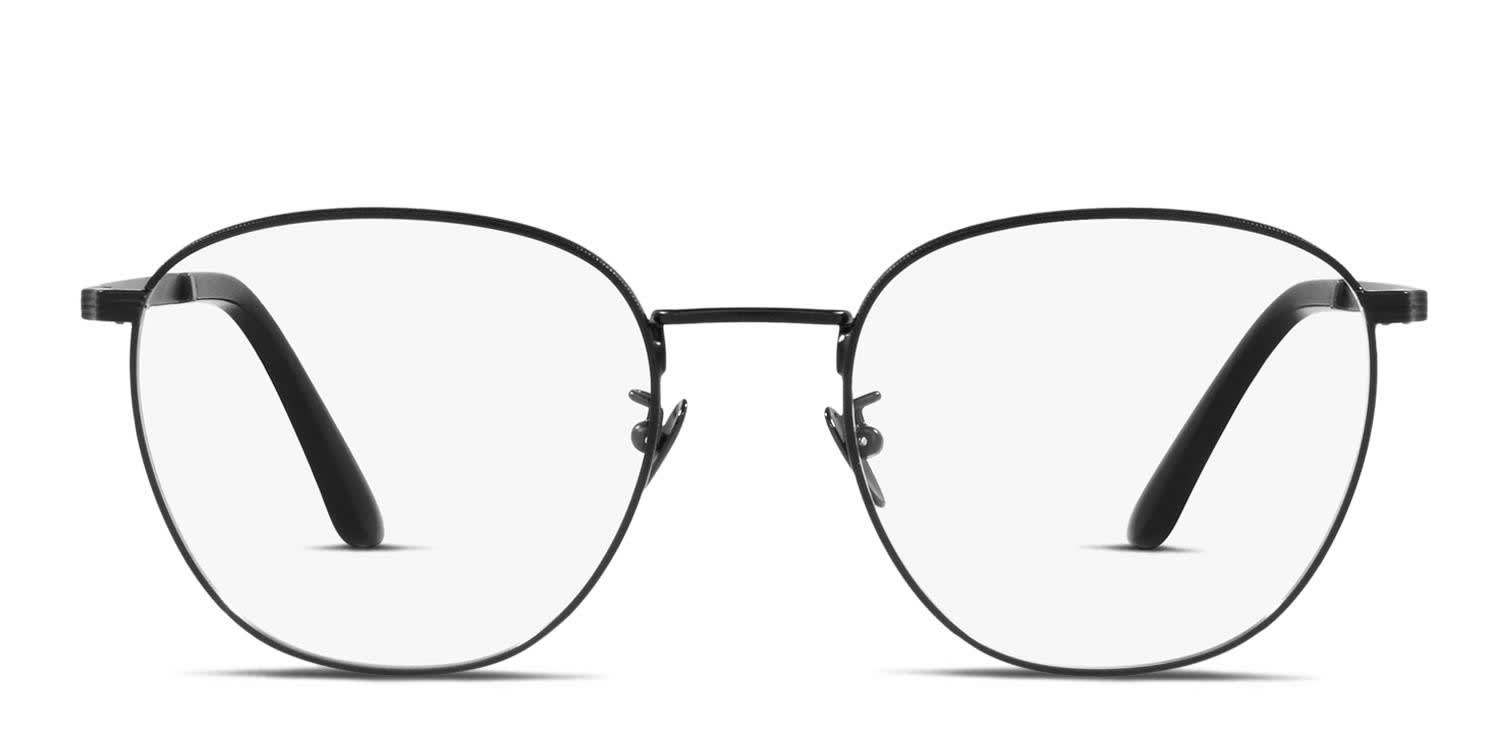 Giorgio Armani スエードノーカラージャケット ブラック Giorgio Armani AR5128 Black Prescription Eyeglasses