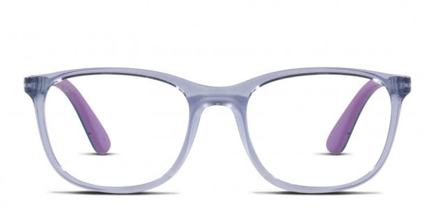Purple ray bans eyeglasses sales