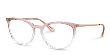 Vogue VO5276 Pink, Clear glasses - Pink / Clear - Angle View