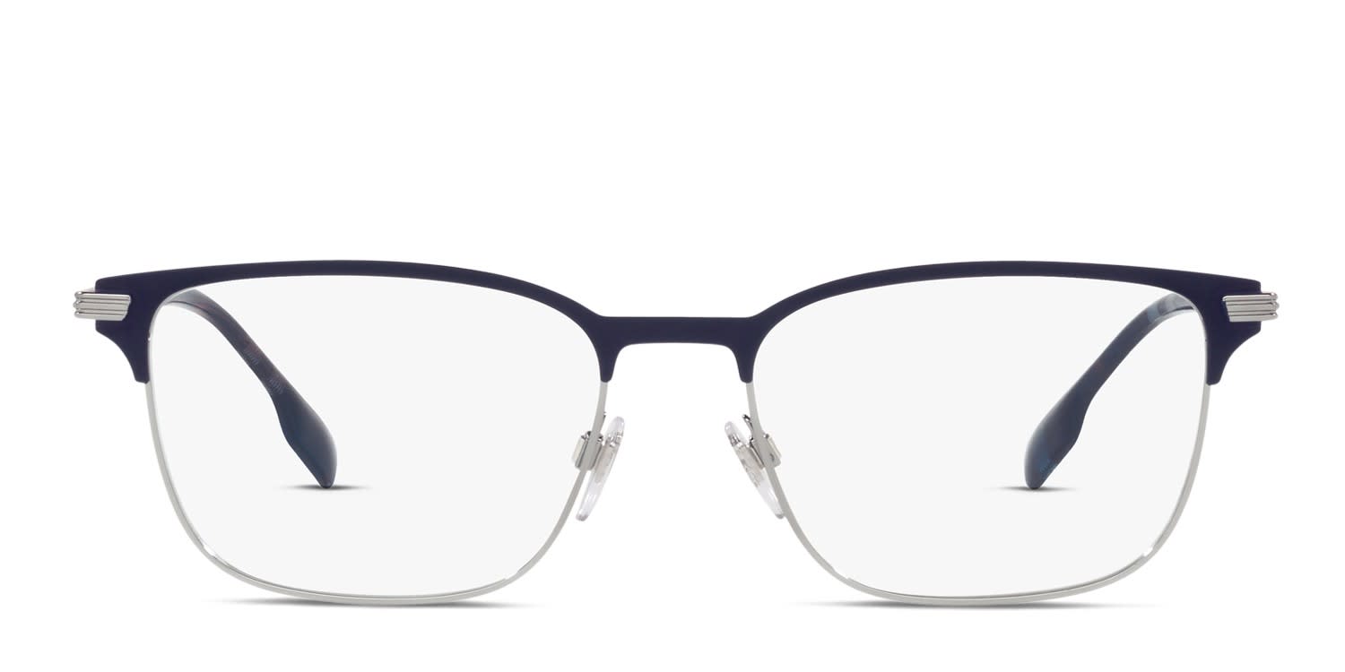 Burberry BE1372 Malcolm Blue glasses - Blue - Frontal View