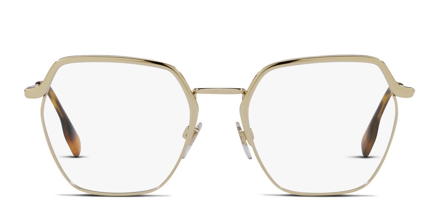 Burberry BE1371 Angelica Gold Eyeglasses | Includes FREE Rx Lenses
