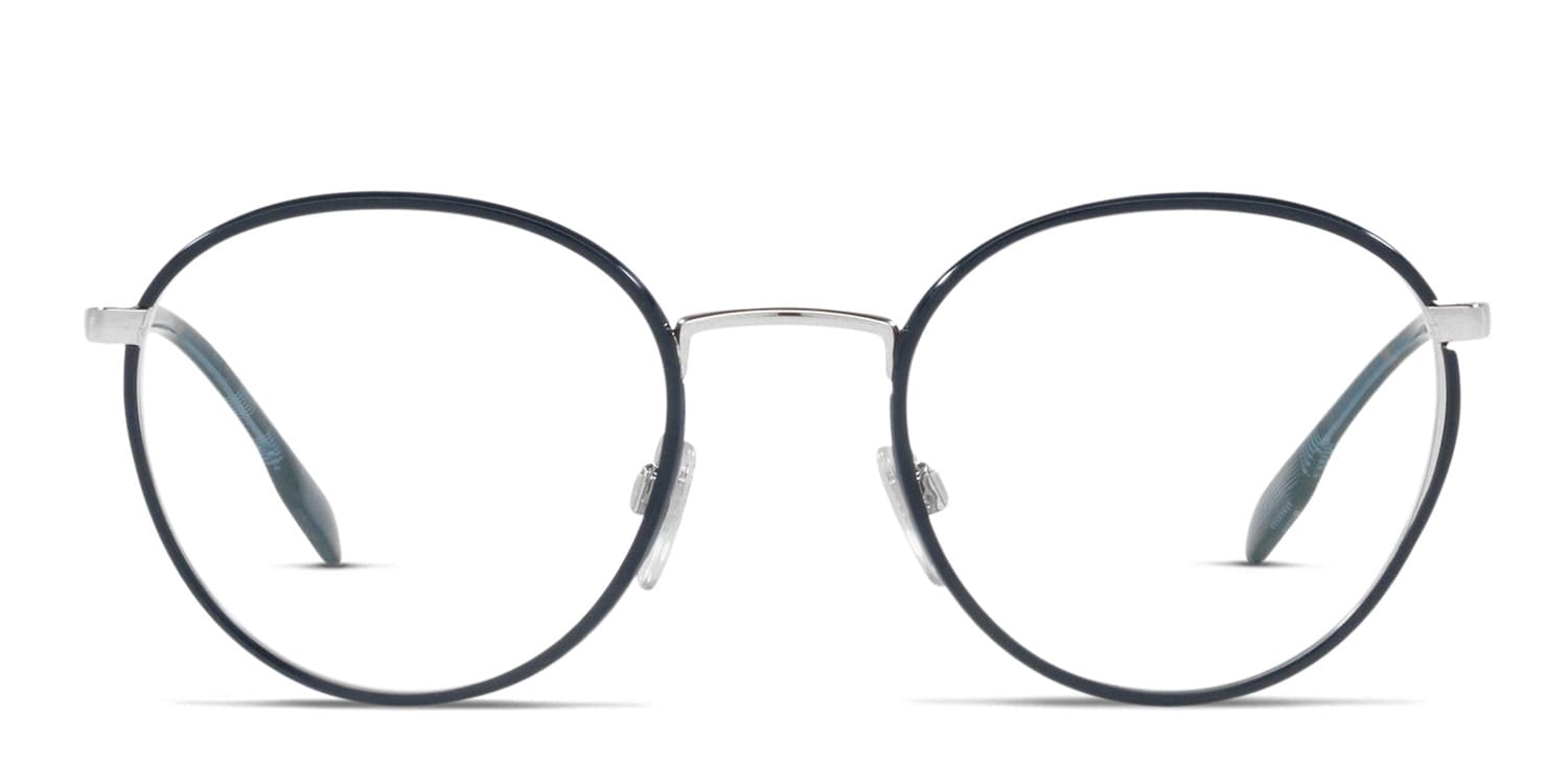 Burberry BE1373 Hugo Silver Eyeglasses | Includes FREE Rx Lenses
