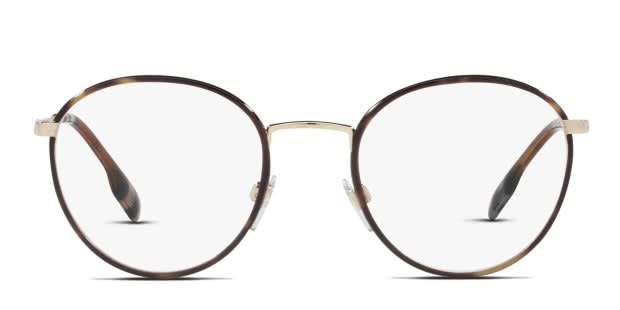 Burberry BE1373 Hugo Tortoise/Gold Eyeglasses | Includes FREE Rx
