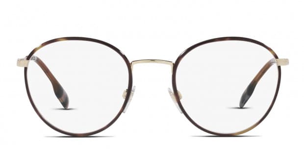 メガネ Burberry Glasses BE1373 1005 l Frame Round Blue HUGO Amazon.com: BURBERRY Eyeglasses BE 1373 1005 Hugo Silver