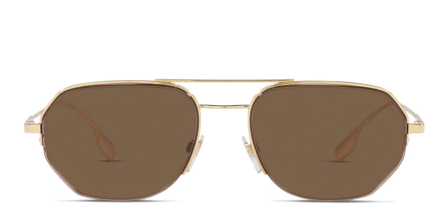 Burberry BE3125 Oliver Black, Gold Prescription Sunglasses