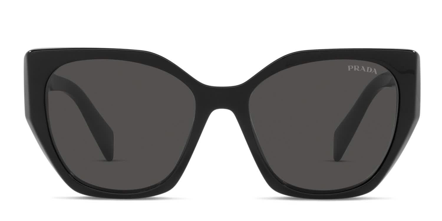 Prada PR19ZS Shiny Black glasses - Shiny Black - Frontal View