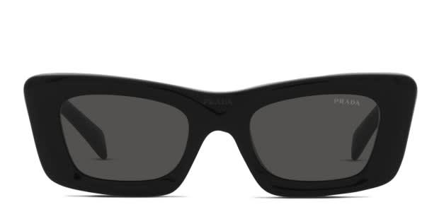 Prada PR 13ZS Shiny Black Prescription Sunglasses