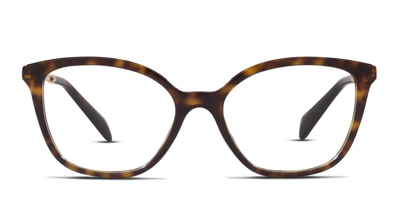 Prada PR 02ZV Tortoise Prescription Eyeglasses