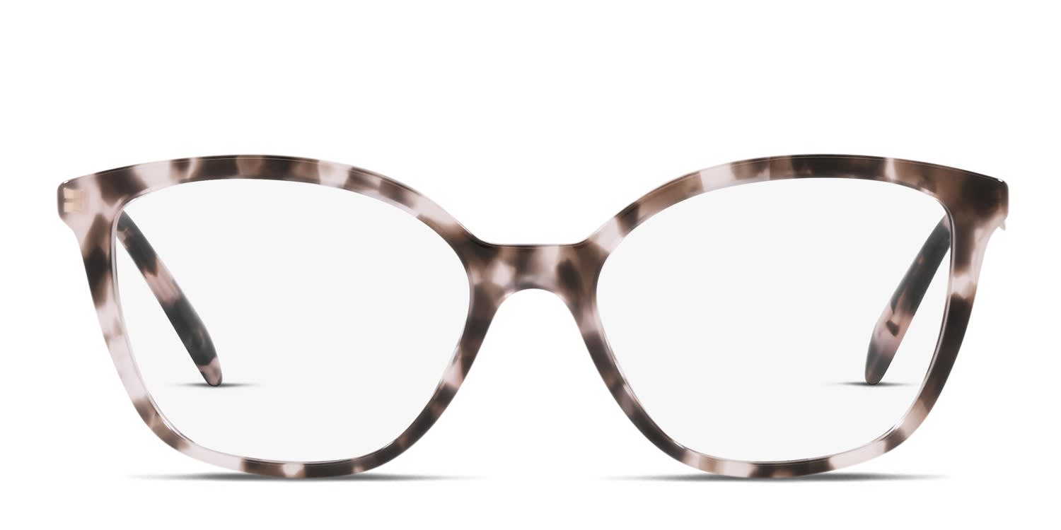 Prada PR02ZV Tortoise/Pink Eyeglasses | Includes FREE Rx Lenses