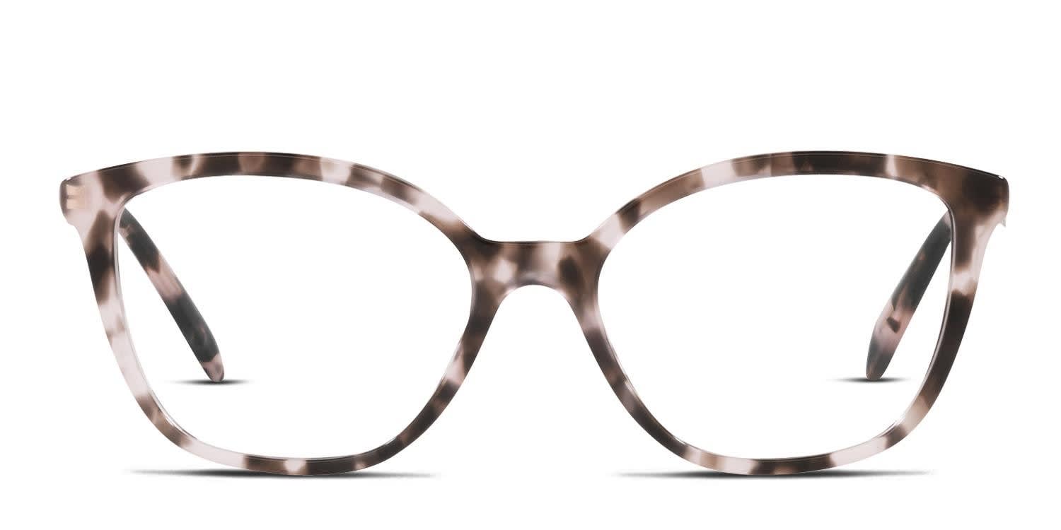 Prada PR02ZVF Tortoise, Pink glasses - Tortoise / Pink - Frontal View