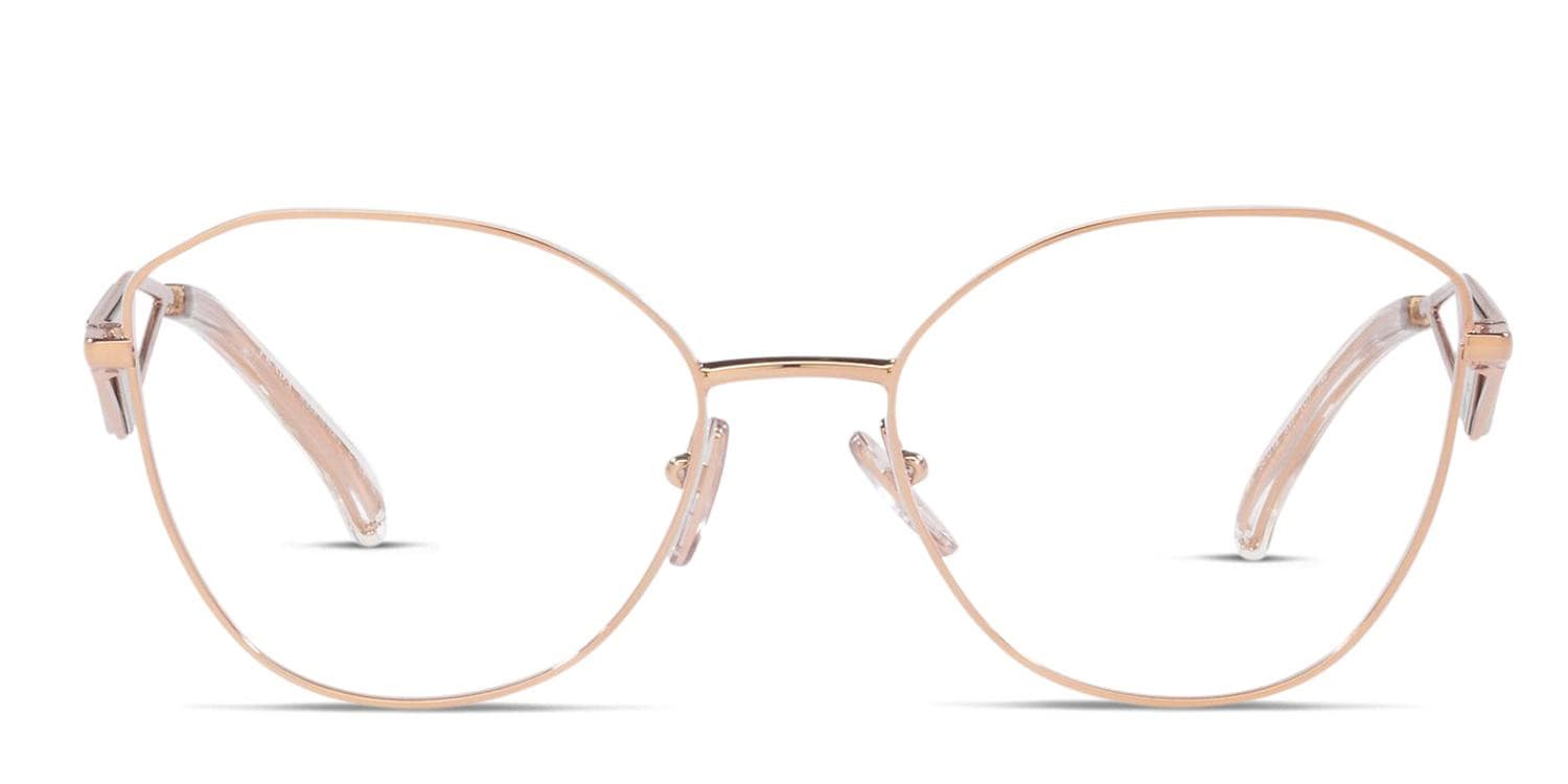 Prada PR 52ZV Rose Gold Eyeglasses | Includes FREE Rx Lenses