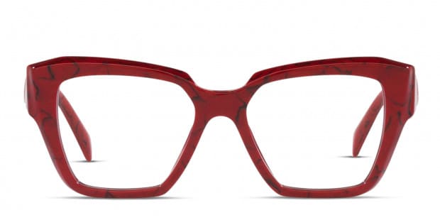 Red prada eyeglasses top