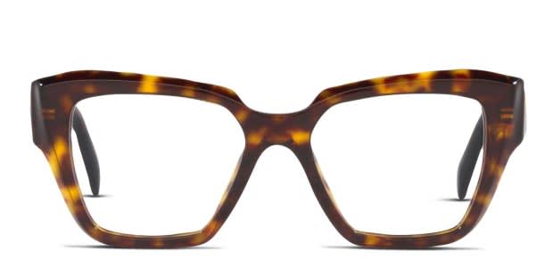 Prada PR 09ZV Tortoise Eyeglasses | Includes FREE Rx Lenses