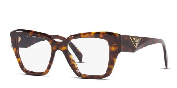 Prada PR 09ZV Tortoise Eyeglasses | Includes FREE Rx Lenses