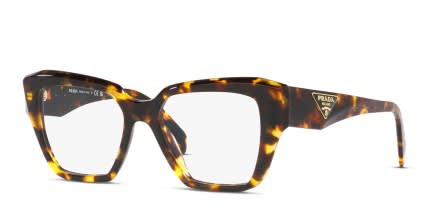 Prada PR09ZV Tortoise, Yellow glasses - Tortoise / Yellow - Angle View