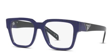 Prada PR 08ZV Blue glasses - Blue - Angle View