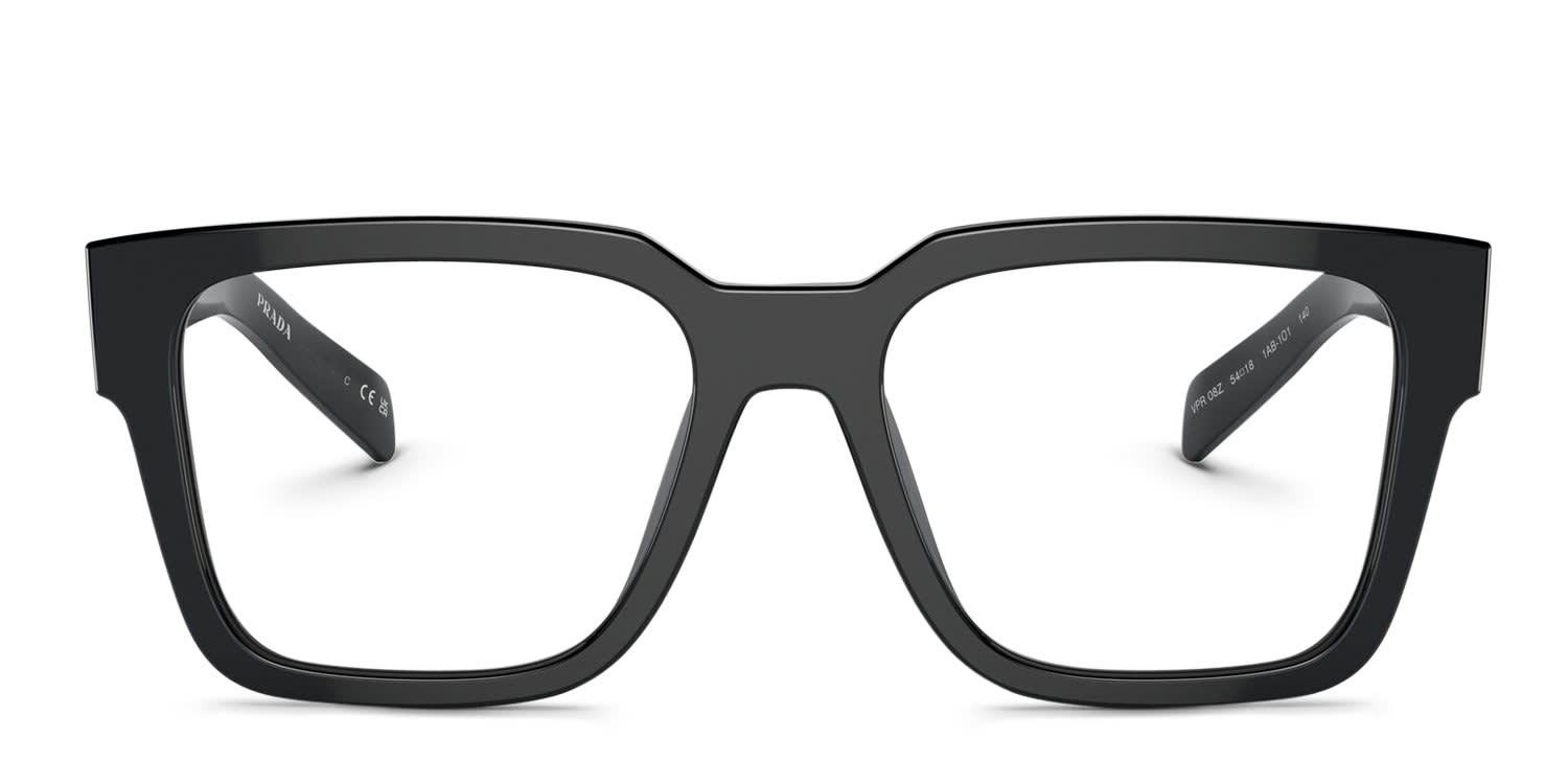 Prada PR08ZV Black glasses - Black - Frontal View