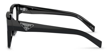 Prada PR08ZV Black glasses - Black - Side View
