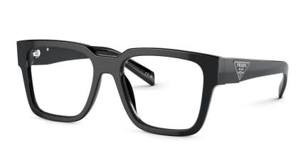 Prada PR08ZV Black glasses - Black - Angle View