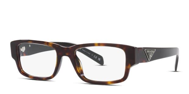 Prada PR 07ZV Tortoise Eyeglasses | Includes FREE Rx Lenses