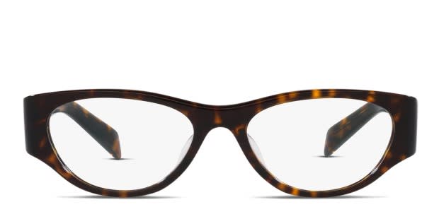 Prada PR06ZV Brown Tortoise Eyeglasses Includes FREE Rx Lenses