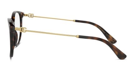 Dolce & Gabbana DG3363 Tortoise glasses - Tortoise - Side View