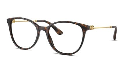 Dolce & Gabbana DG3363 Tortoise glasses - Tortoise - Angle View