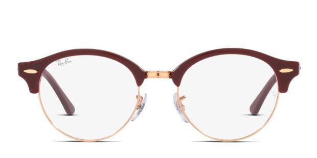Ray Ban RX4246V Clubround Red Rose Gold Prescription Eyeglasses