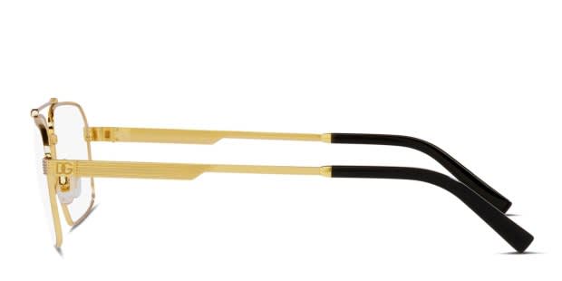 Dolce & Gabbana DG1345 Gold Eyeglasses | Includes FREE Rx Lenses