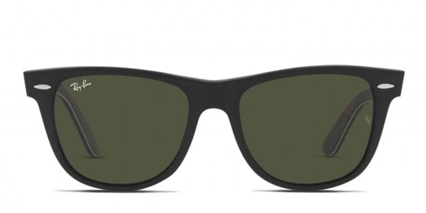 Jet black wayfarer new arrivals sunglasses