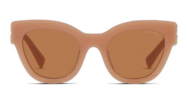 Miu Miu MU 01YS Brown Prescription Sunglasses - 50% Off Lenses