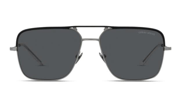 Giorgio Armani AR6142 Gunmetal/Black Prescription Sunglasses