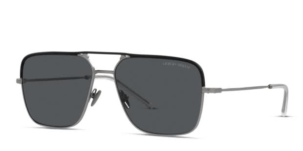 Giorgio Armani AR6142 Gunmetal/Black Prescription Sunglasses