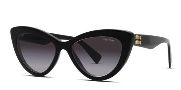 Miu Miu MU 04YS Black Prescription Sunglasses - 50% Off Lenses display picture 1