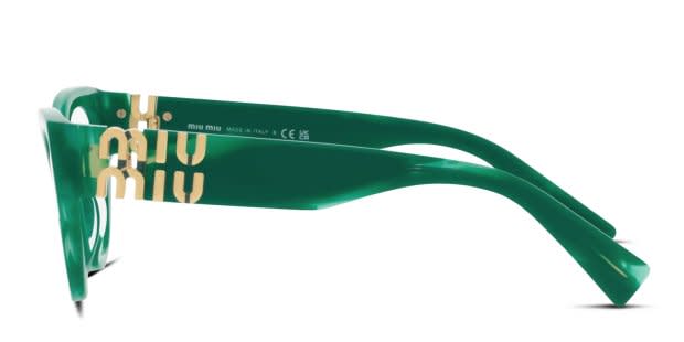 Miu Miu MU01VV Green Eyeglasses | Includes FREE Rx Lenses