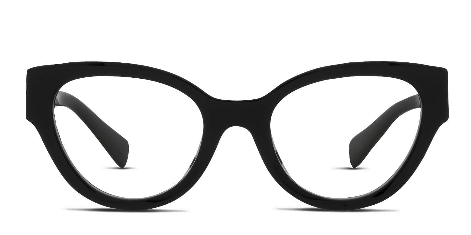 Miu Miu MU 01VV Shiny Black glasses - Shiny Black - Frontal View