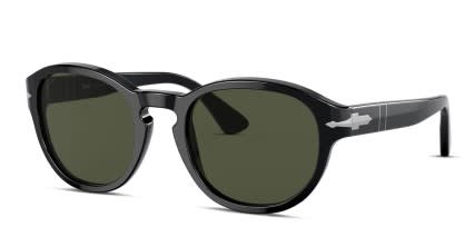 Persol PO3304S Shiny Black glasses - Shiny Black - Angle View