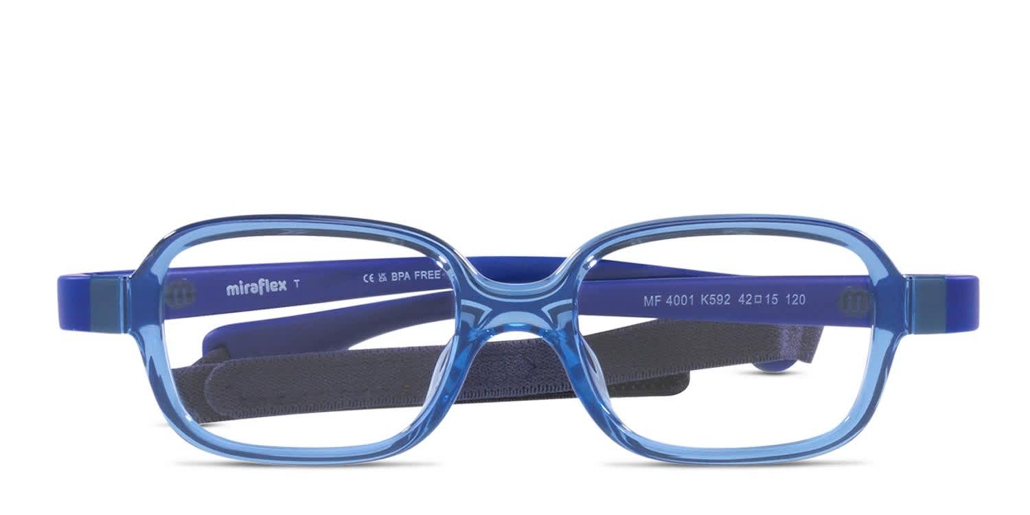Miraflex MF4001 Kids Blue Prescription Eyeglasses