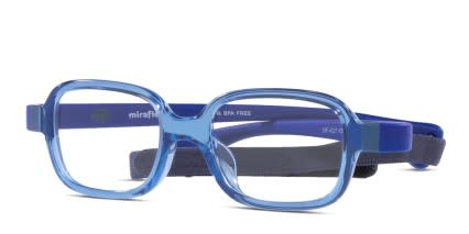 Miraflex MF4001 Kids Blue glasses - Blue - Angle View