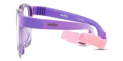 Miraflex MF4002 Kids Purple glasses - Purple - Side View