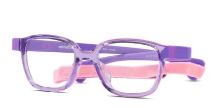 Miraflex MF4002 Kids Purple glasses - Purple - Angle View