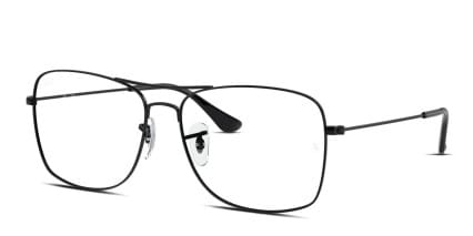 Ray-Ban RX6498 Black glasses - Black - Angle View