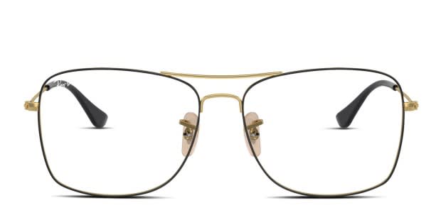 Ray-Ban RX6498 Black, Gold frame