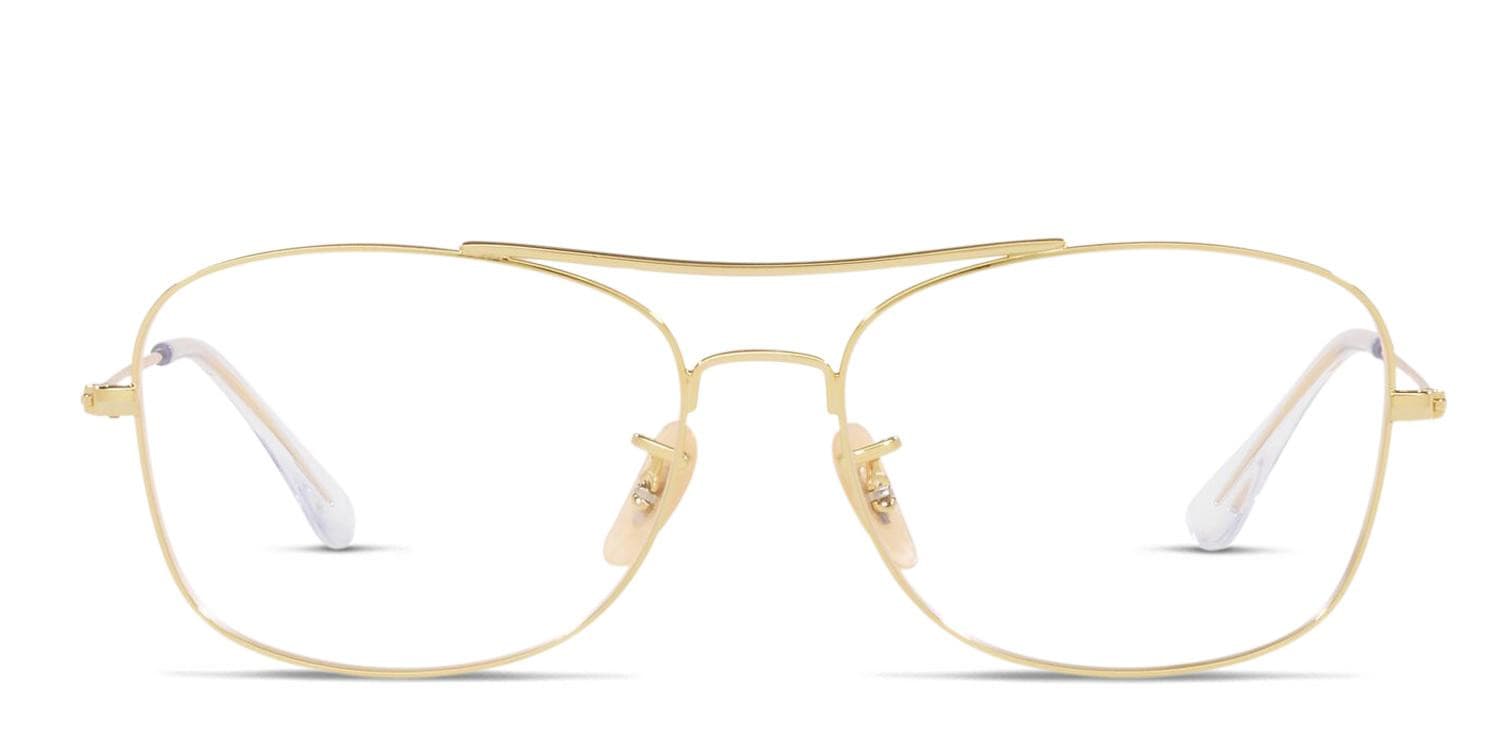 Ray-Ban RX6499 Gold Eyeglasses | Includes FREE Rx Lenses