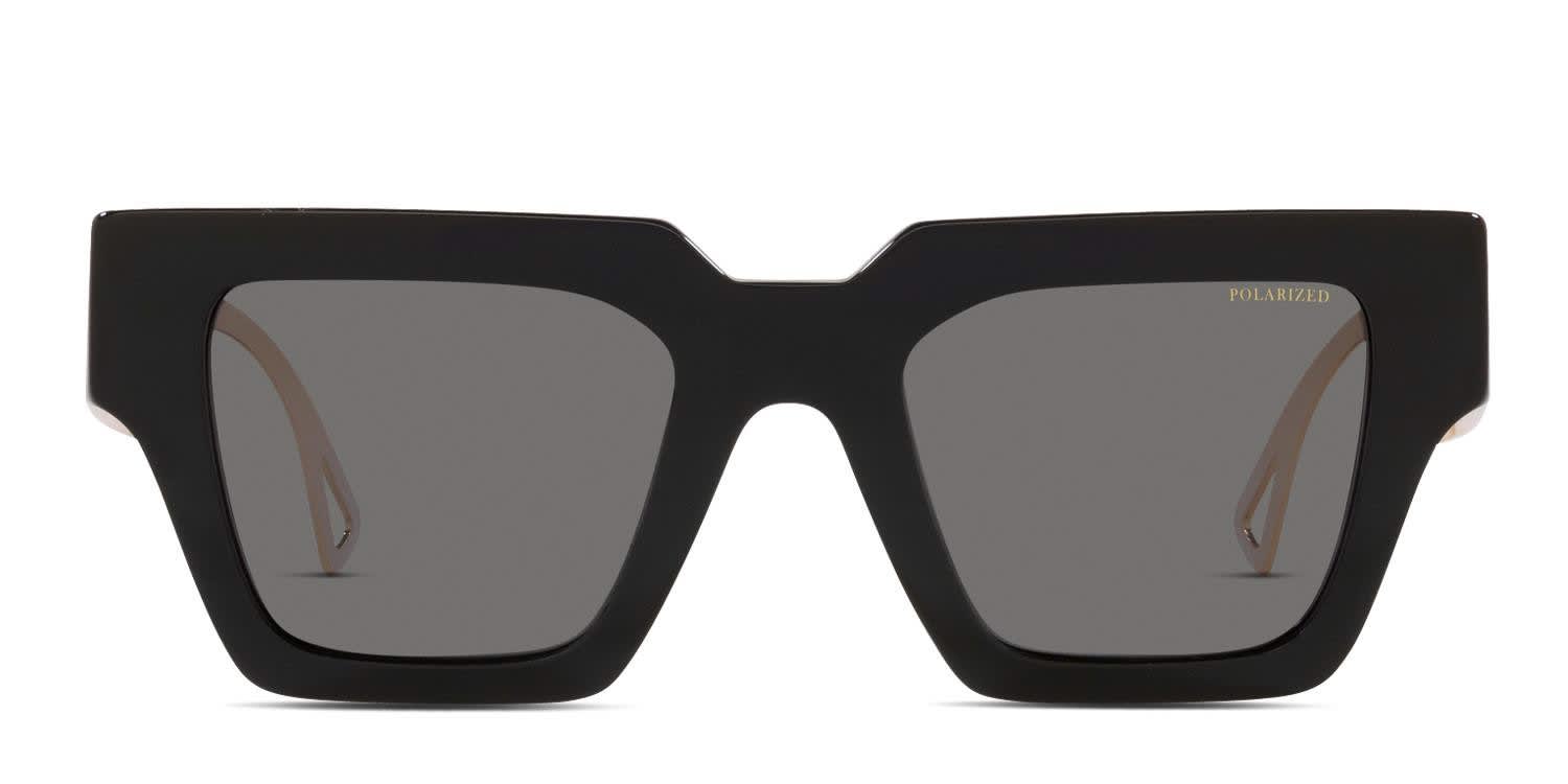 Versace VE4431 Shiny Black glasses - Shiny Black - Frontal View