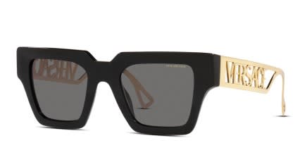 Versace VE4431 Shiny Black glasses - Shiny Black - Angle View